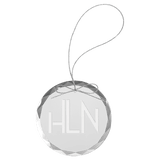 Premier Clear Glass Ornament-AKD Ink