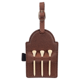 Golf Bag Tag with Wooden Tees