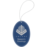 Oval Ornament with Gold String-AKD Ink