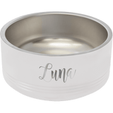 32 oz. Polar Camel Powder Coated Stainless Steel Medium Dog Bowl