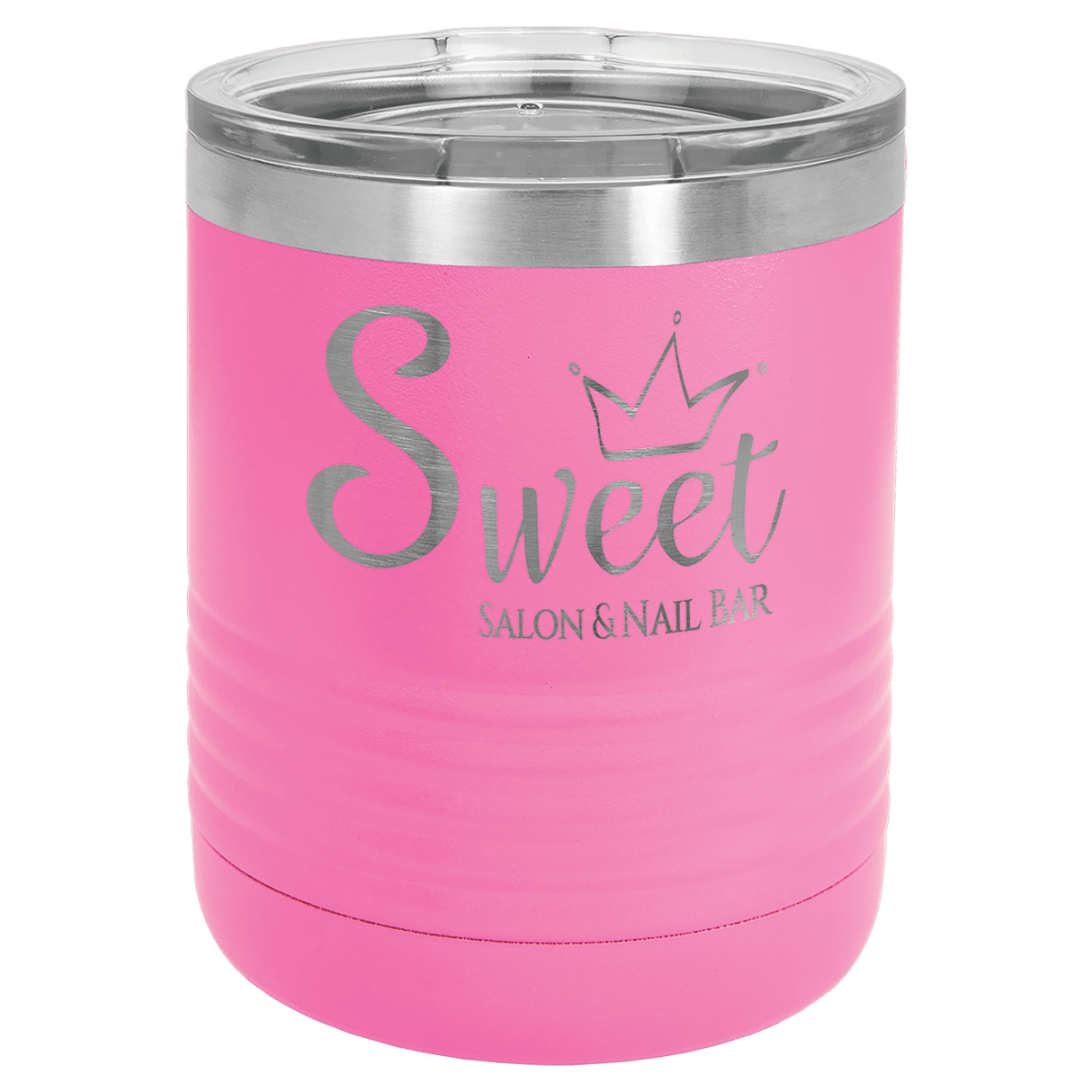 10 Oz. Polar Camel Ringneck Tumbler With Clear Lid