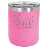 10 Oz. Polar Camel Ringneck Tumbler With Clear Lid