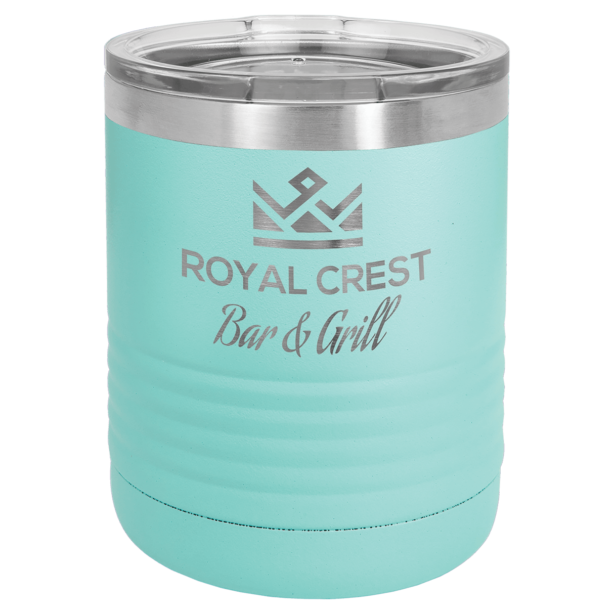 10 Oz. Polar Camel Ringneck Tumbler With Clear Lid