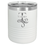 10 Oz. Polar Camel Ringneck Tumbler With Clear Lid