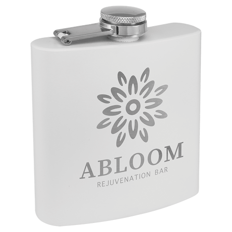 6 oz. Powder Coated Stainless Steel Flask