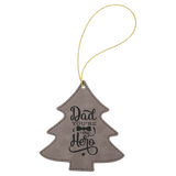Tree Ornament with Gold String-AKD Ink