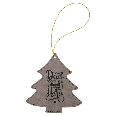 Tree Ornament with Gold String-AKD Ink