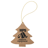 Tree Ornament with Gold String-AKD Ink