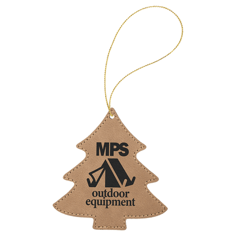 Tree Ornament with Gold String-AKD Ink