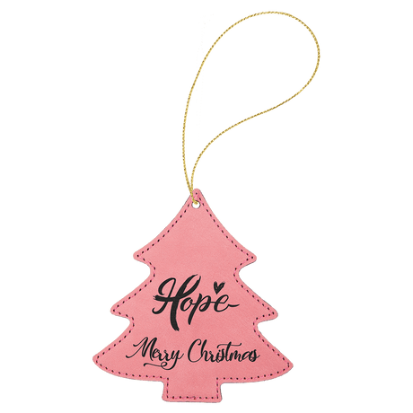 Tree Ornament with Gold String-AKD Ink