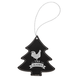 Tree Ornament with Silver String-AKD Ink