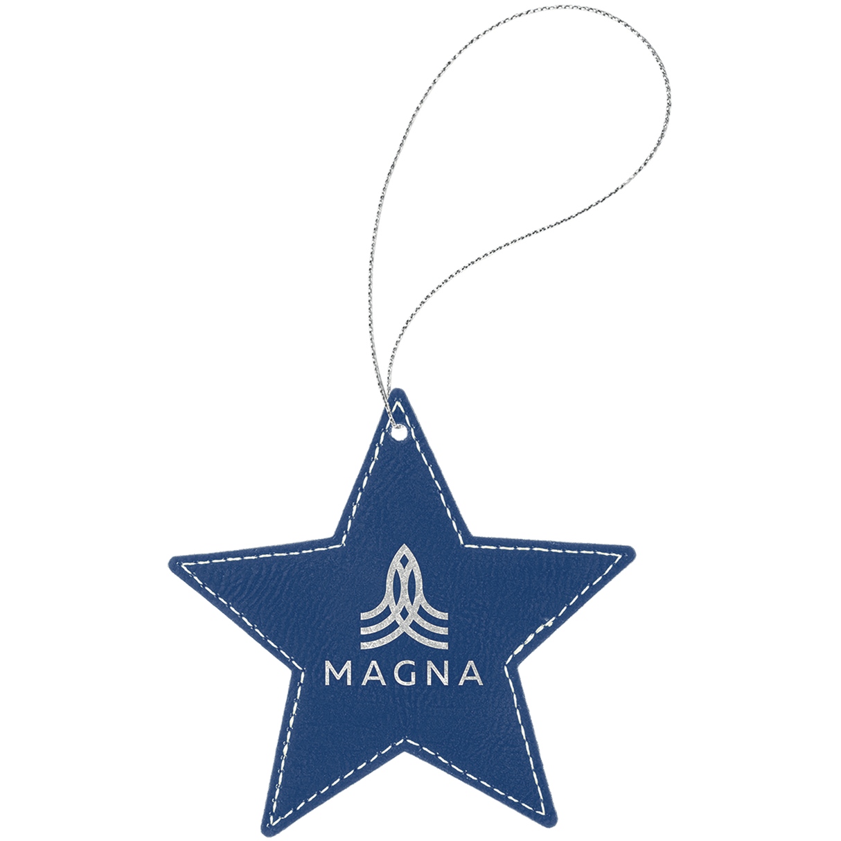 Star Ornament with Gold String-AKD Ink
