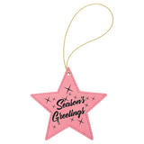 Star Ornament with Gold String-AKD Ink