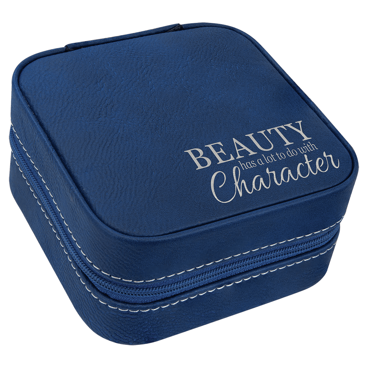 Travel Jewelry Box with Black Lining