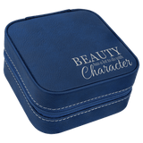 Travel Jewelry Box with Black Lining