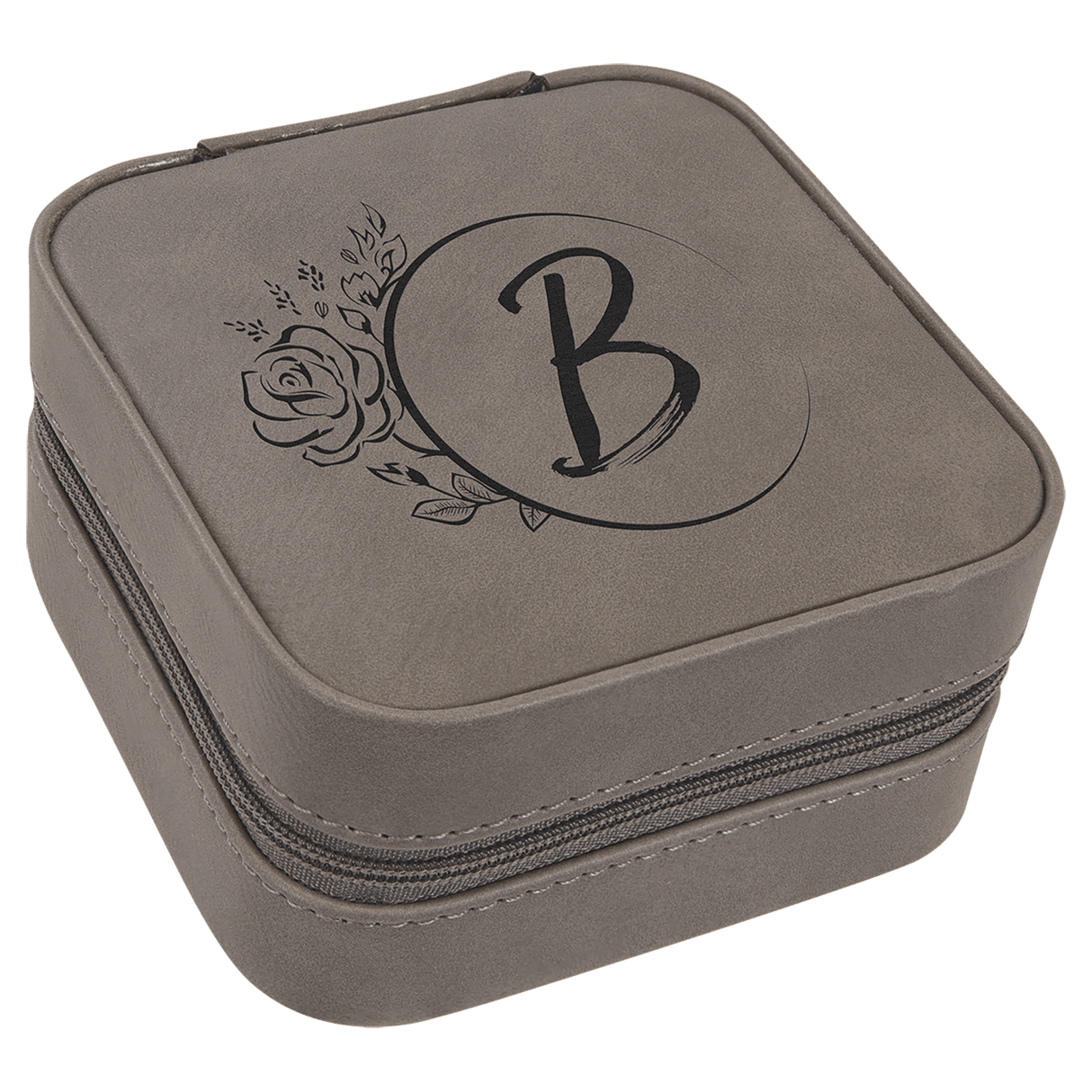 Travel Jewelry Box with Black Lining