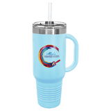 40 oz. Polar Camel Travel Mug with Straw and Snap Lid