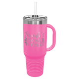 40 oz. Polar Camel Travel Mug with Straw and Snap Lid