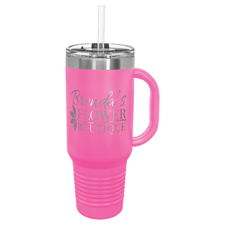 40 oz. Polar Camel Travel Mug with Straw and Snap Lid