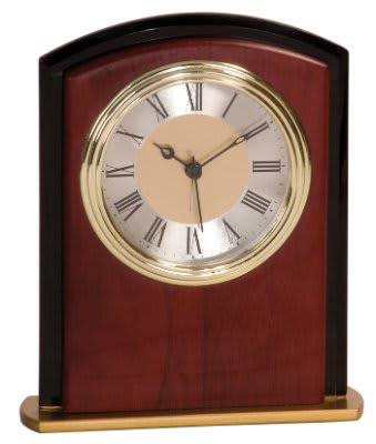 Arch Glass Desk Clock