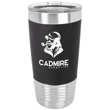 20 oz. Tumbler with Silicone Grip and Clear Lid