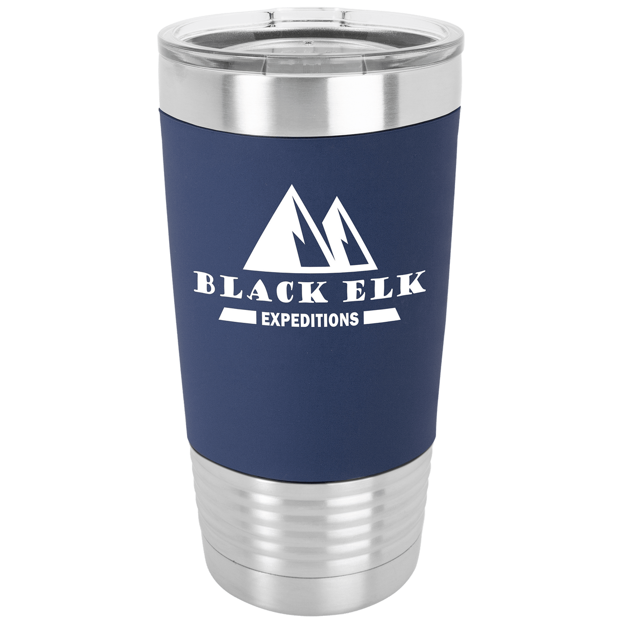 20 oz. Tumbler with Silicone Grip and Clear Lid