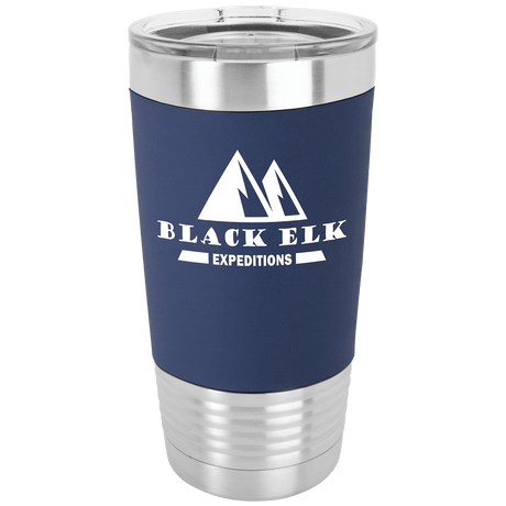 20 oz. Tumbler with Silicone Grip and Clear Lid