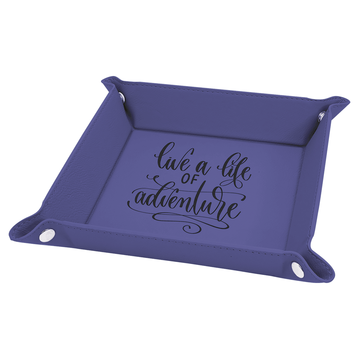 Snap Up Tray with Silver Snaps