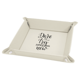 Snap Up Tray with Silver Snaps