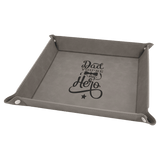 Snap Up Tray with Silver Snaps