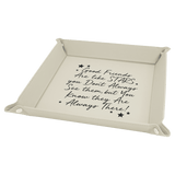 Snap Up Tray with Silver Snaps