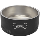 64 oz. Polar Camel Powder Coated Stainless Steel Large Dog Bowl