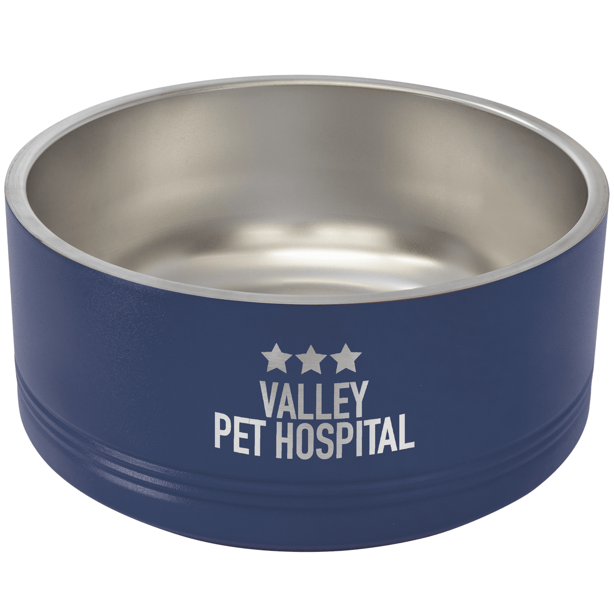 64 oz. Polar Camel Powder Coated Stainless Steel Large Dog Bowl