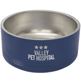 64 oz. Polar Camel Powder Coated Stainless Steel Large Dog Bowl