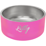 64 oz. Polar Camel Powder Coated Stainless Steel Large Dog Bowl