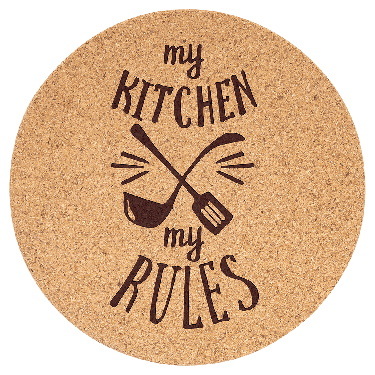 7 1/2" Round Cork Trivet