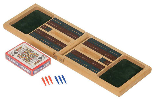 Wood Cribbage Game Gift Set