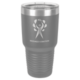 30 Oz. Polar Camel Vacuum Insulated Ringneck Tumbler With Clear Lid