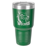 30 Oz. Polar Camel Vacuum Insulated Ringneck Tumbler With Clear Lid