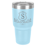 30 Oz. Polar Camel Vacuum Insulated Ringneck Tumbler With Clear Lid
