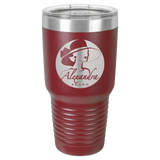 30 oz. Polar Camel Vacuum Insulated Ringneck Tumbler with Clear Lid