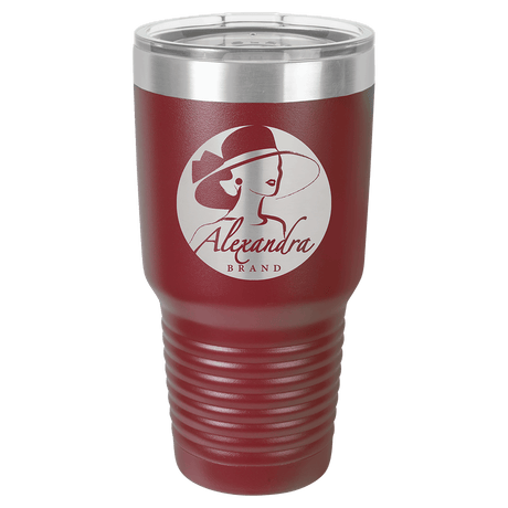 30 oz. Polar Camel Vacuum Insulated Ringneck Tumbler with Clear Lid