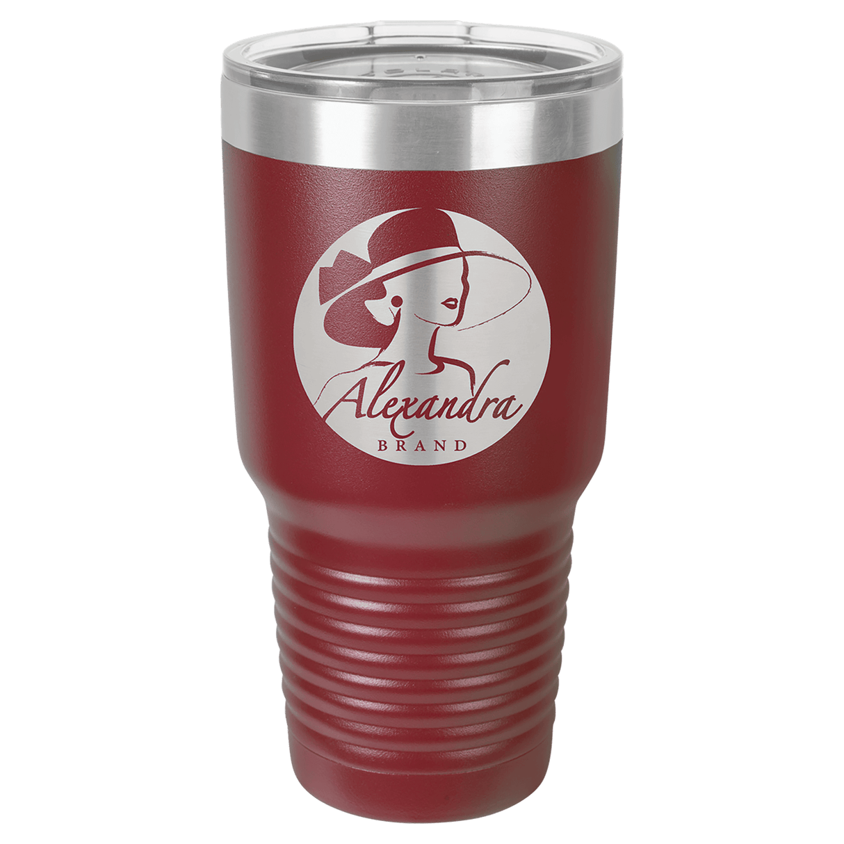 30 Oz. Polar Camel Vacuum Insulated Ringneck Tumbler With Clear Lid