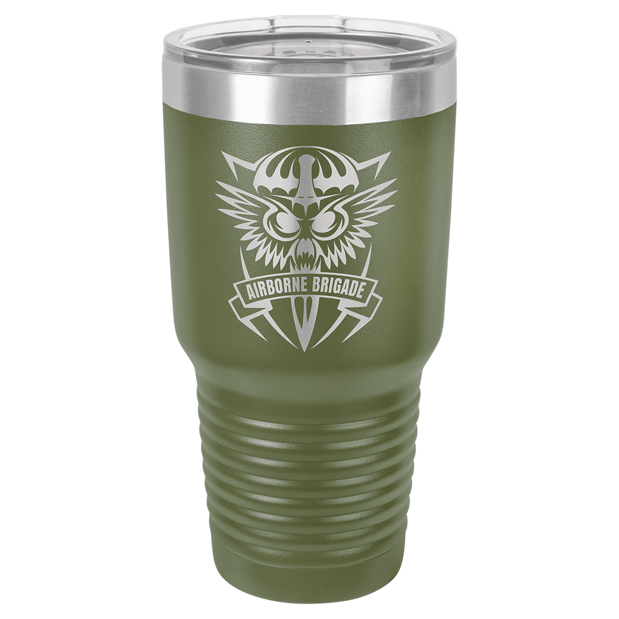 30 Oz. Polar Camel Vacuum Insulated Ringneck Tumbler With Clear Lid
