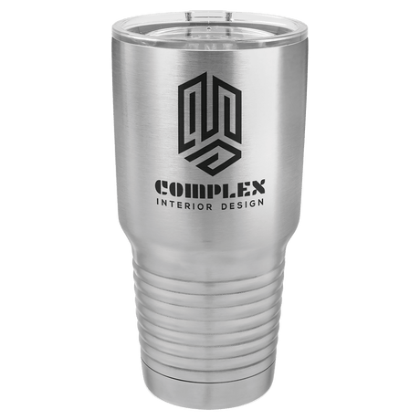 30 oz. Polar Camel Vacuum Insulated Ringneck Tumbler with Clear Lid