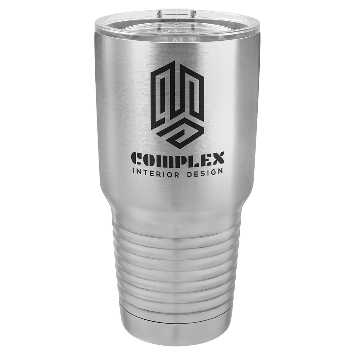 30 Oz. Polar Camel Vacuum Insulated Ringneck Tumbler With Clear Lid