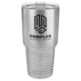 30 Oz. Polar Camel Vacuum Insulated Ringneck Tumbler With Clear Lid