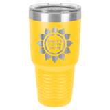 30 Oz. Polar Camel Vacuum Insulated Ringneck Tumbler With Clear Lid