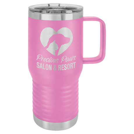 20 oz. Polar Camel Travel Mug with Clear Slider Lid