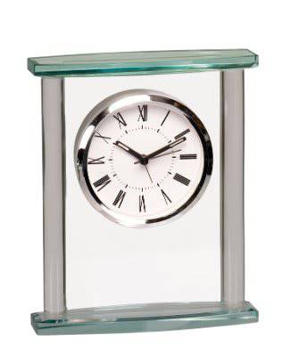 7" Square Glass Clock with Top